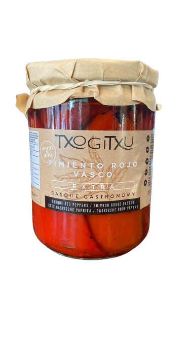 Txogitxu - Poivrons rouges grillés marinés à l'huile d'olive